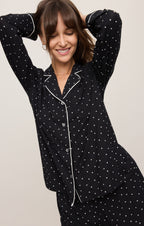 The Luxe Dot PJ Top