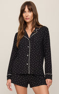 The Luxe Dot PJ Top