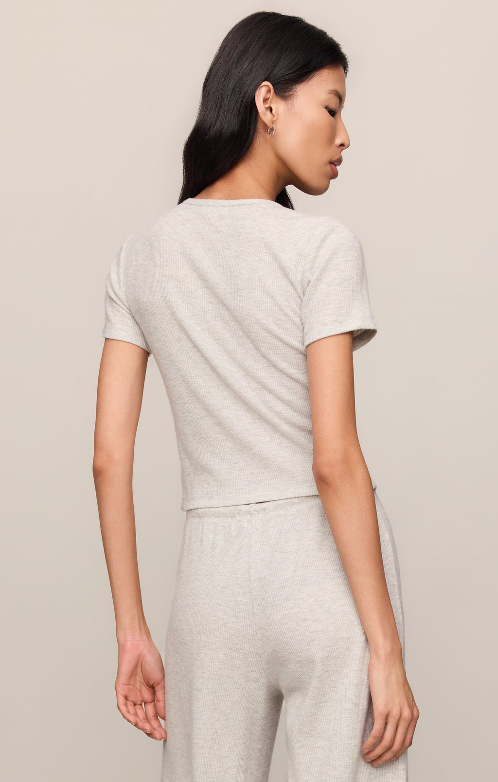 Waffle Brushed Thermal Tee