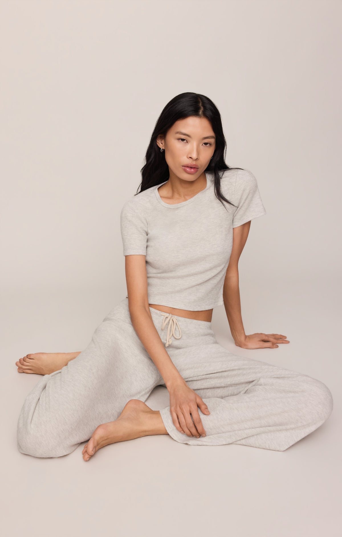 Waffle Brushed Thermal Tee