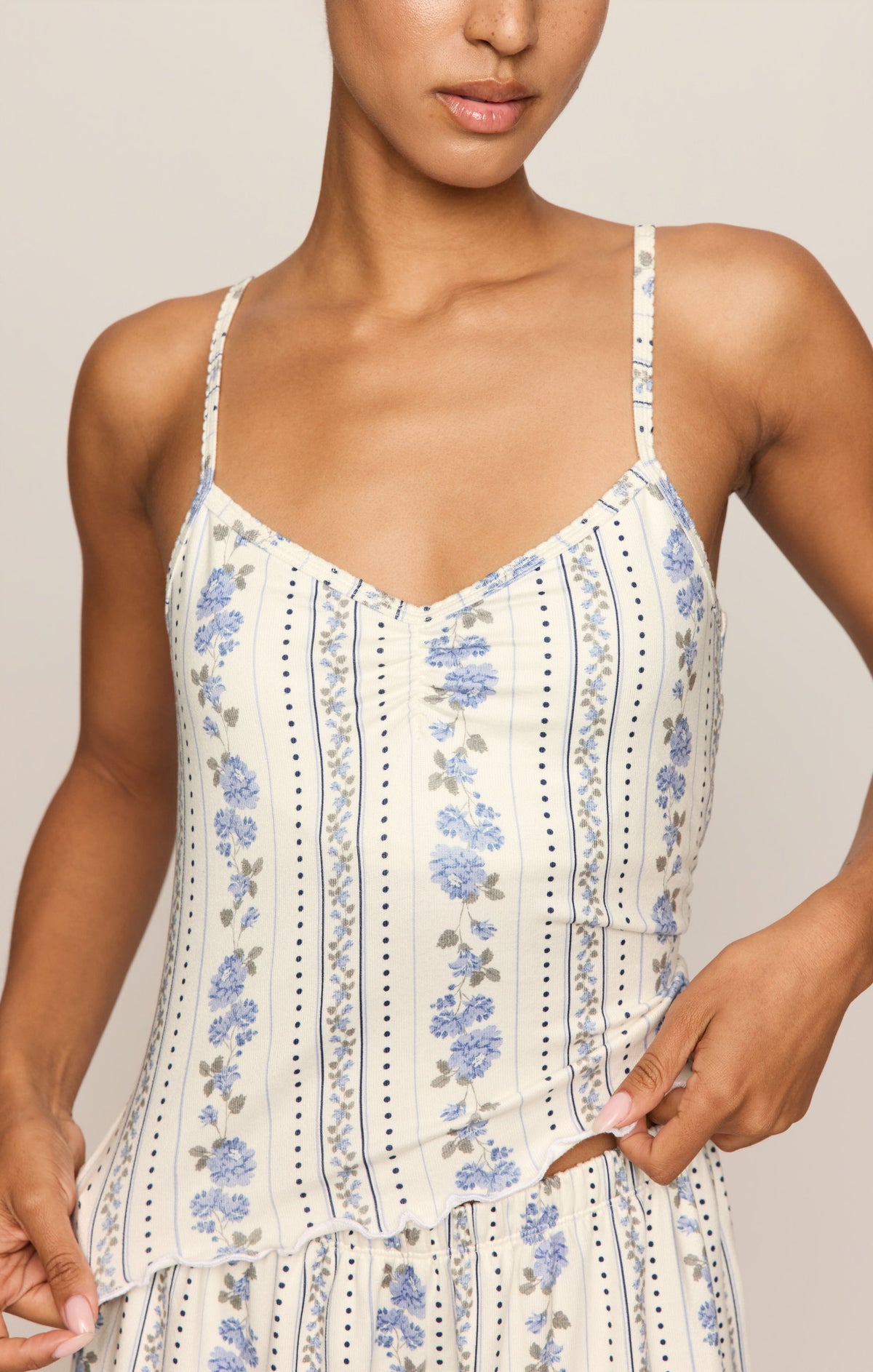 Vanity Boudoir Floral Cami