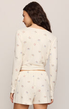Tea Time Silky Pointelle Top