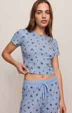 Floral Thermal Tee