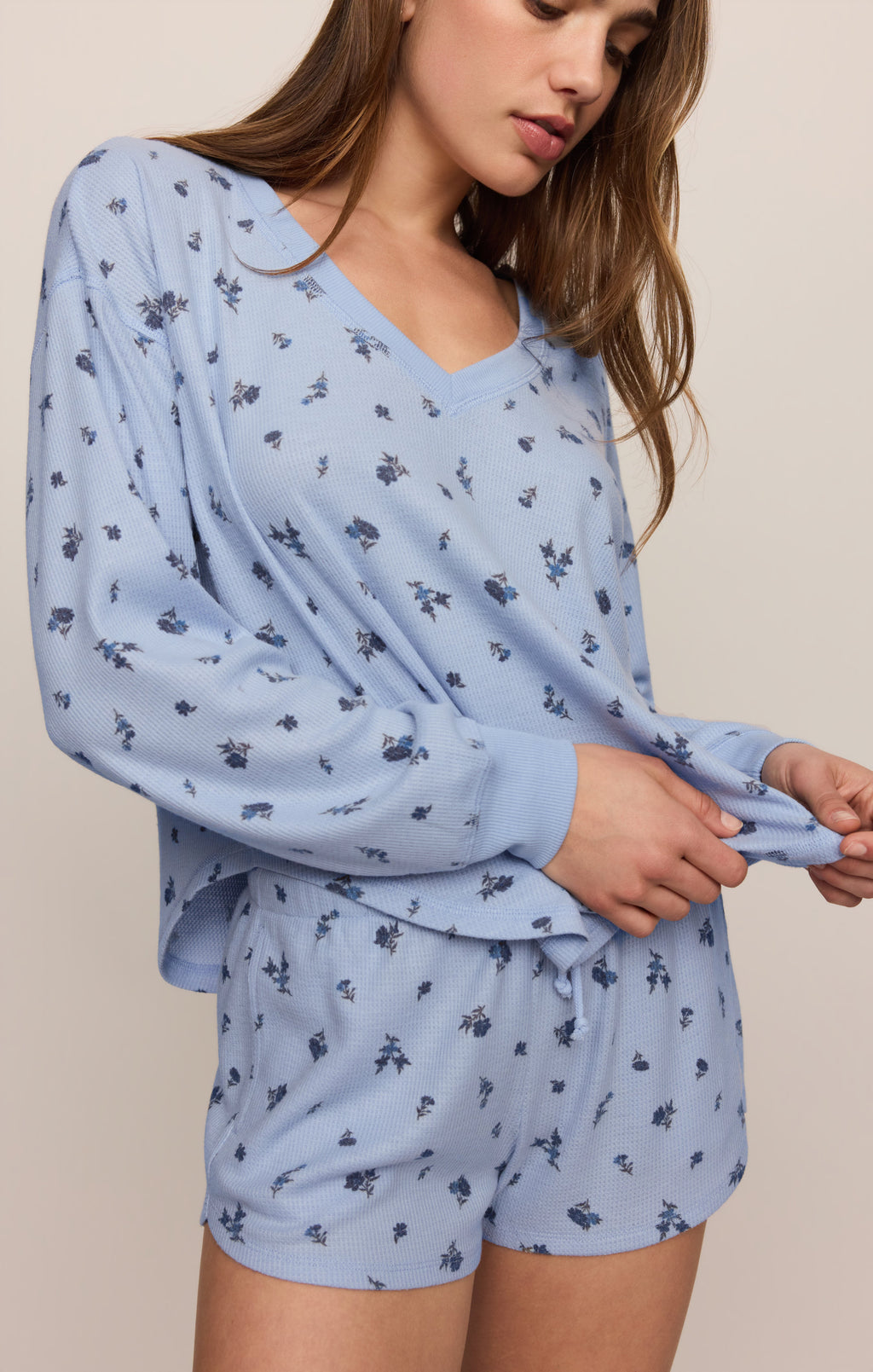 Floral Thermal Long Sleeve