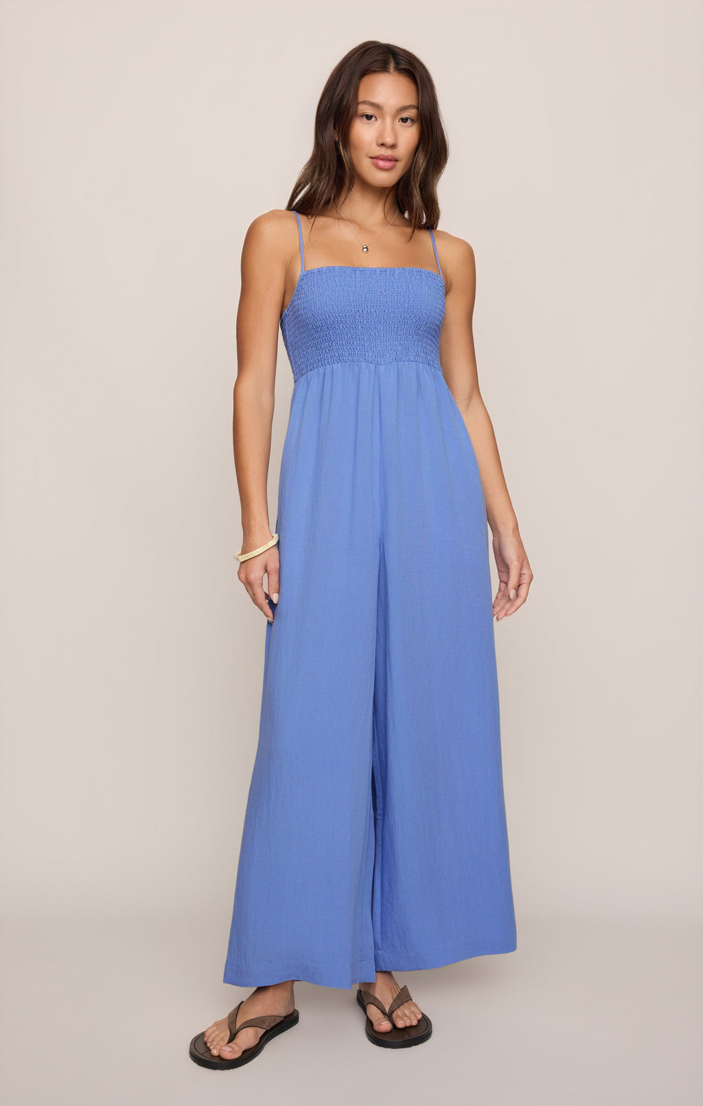 Beachside Smocked Jumpsuit