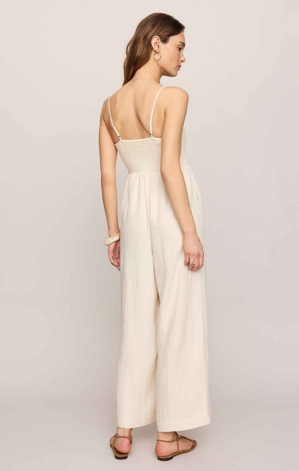 Beachside Smocked Jumpsuit