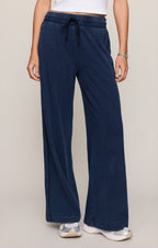 Sport Stripe Knit Denim Pant