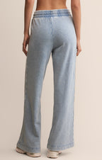 Sport Stripe Knit Denim Pant