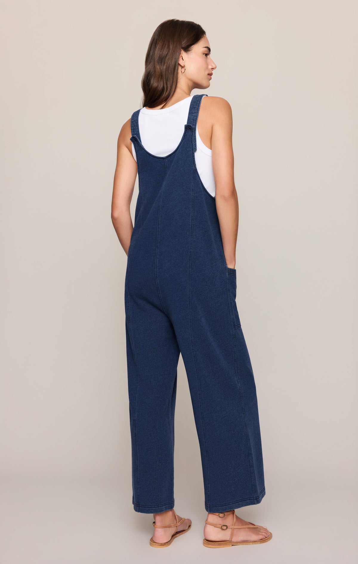 Dream All Day Knit Denim Overall