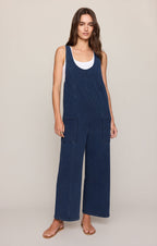 Dream All Day Knit Denim Overall