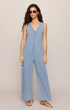Solace Jersey Denim Jumpsuit