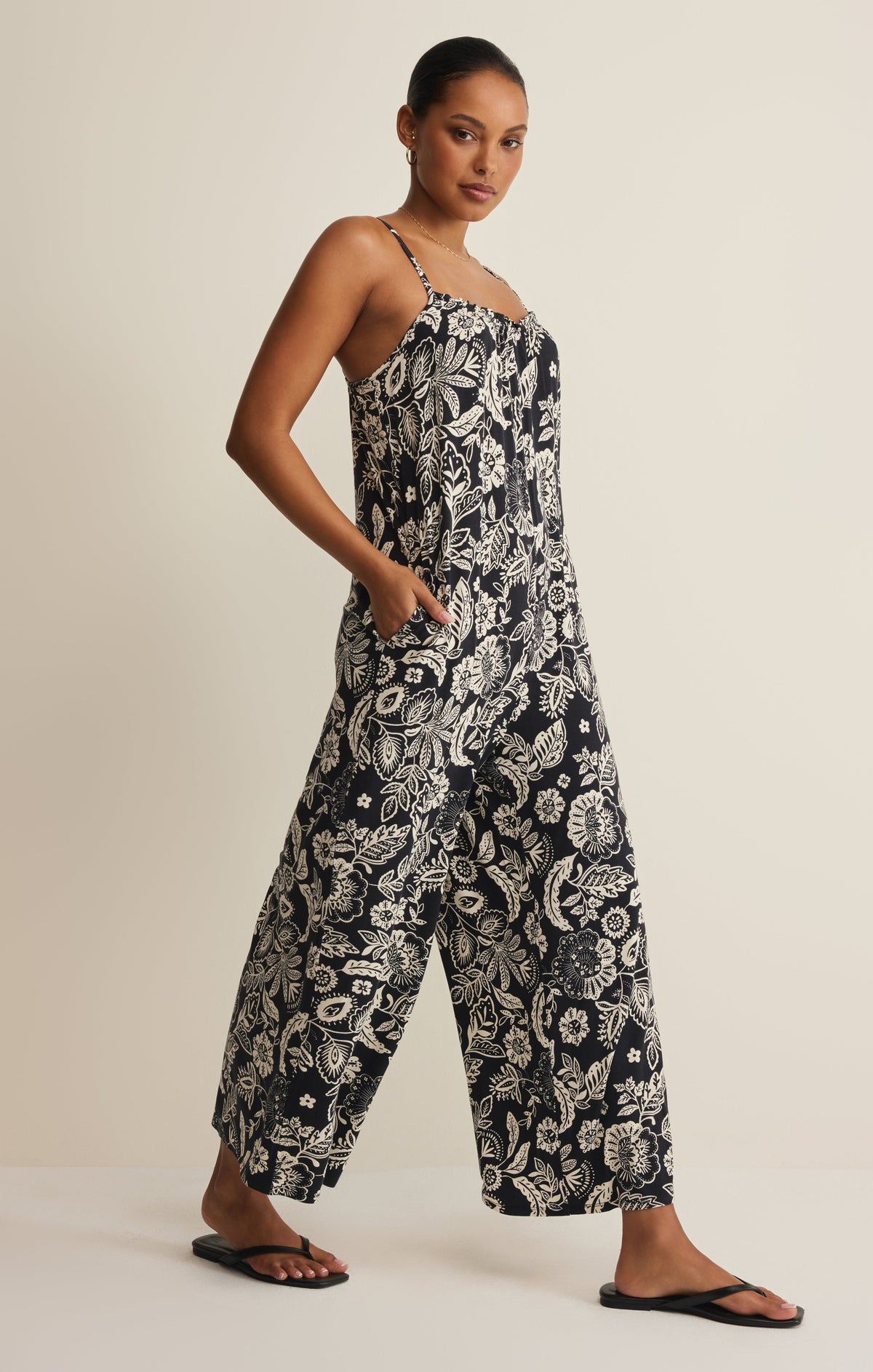 Day Off Luz Floral Jumpsuit