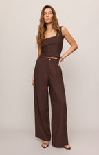Magnolia Wide Leg Linen Trouser Pant