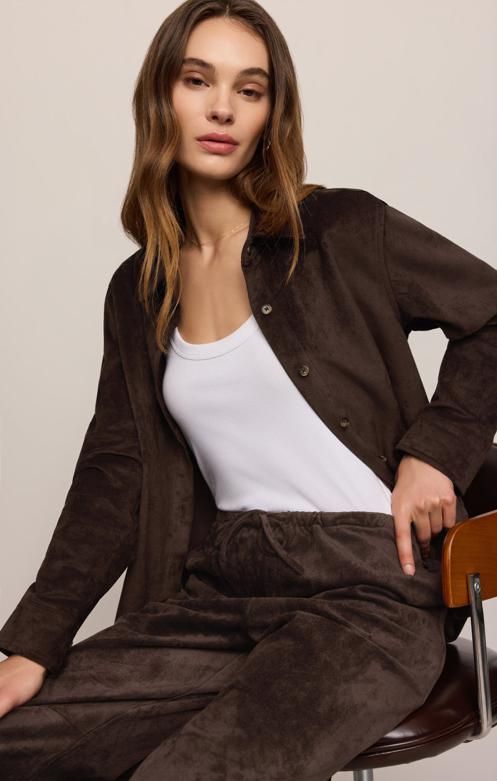 Drift Faux Suede Pant
