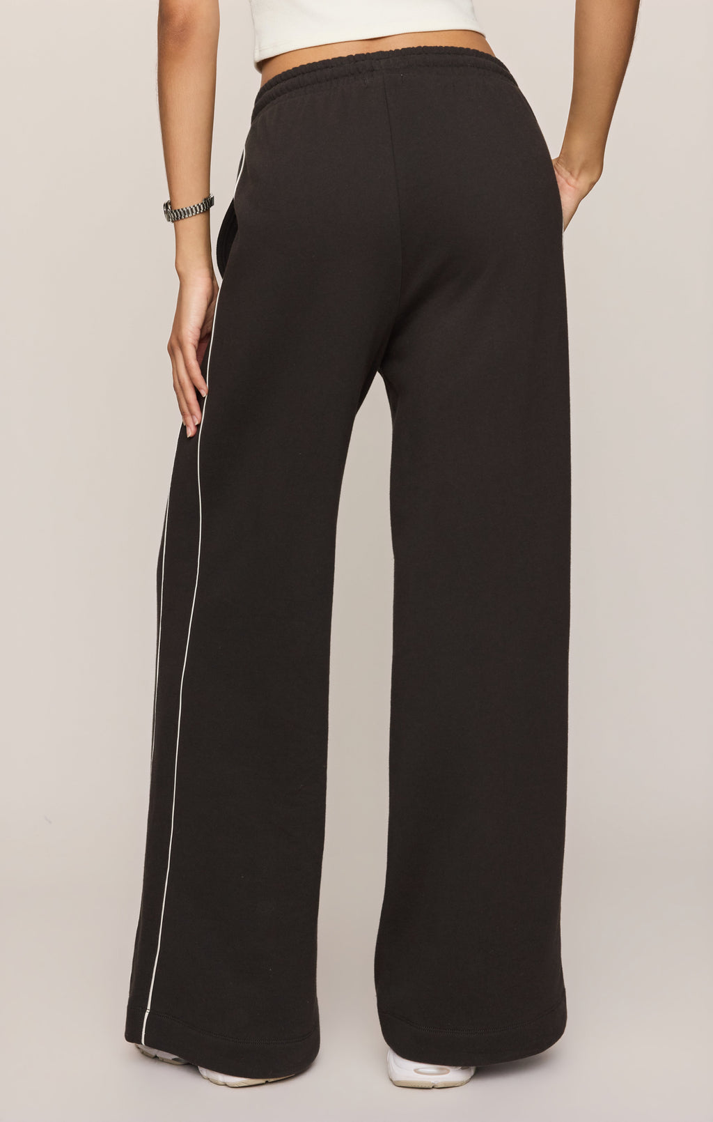 Sport Stripe Knit Denim Pant