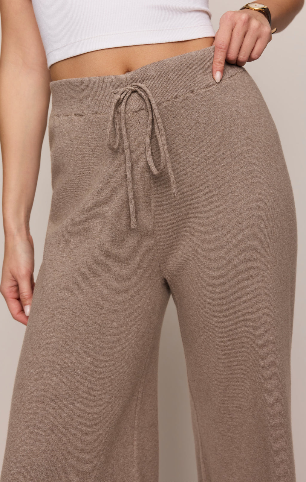 Take It Easy Wide Leg Sweater Pant