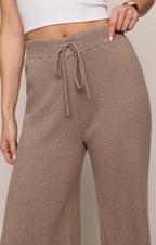 Take It Easy Wide Leg Sweater Pant
