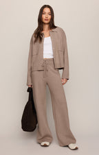 Take It Easy Wide Leg Sweater Pant