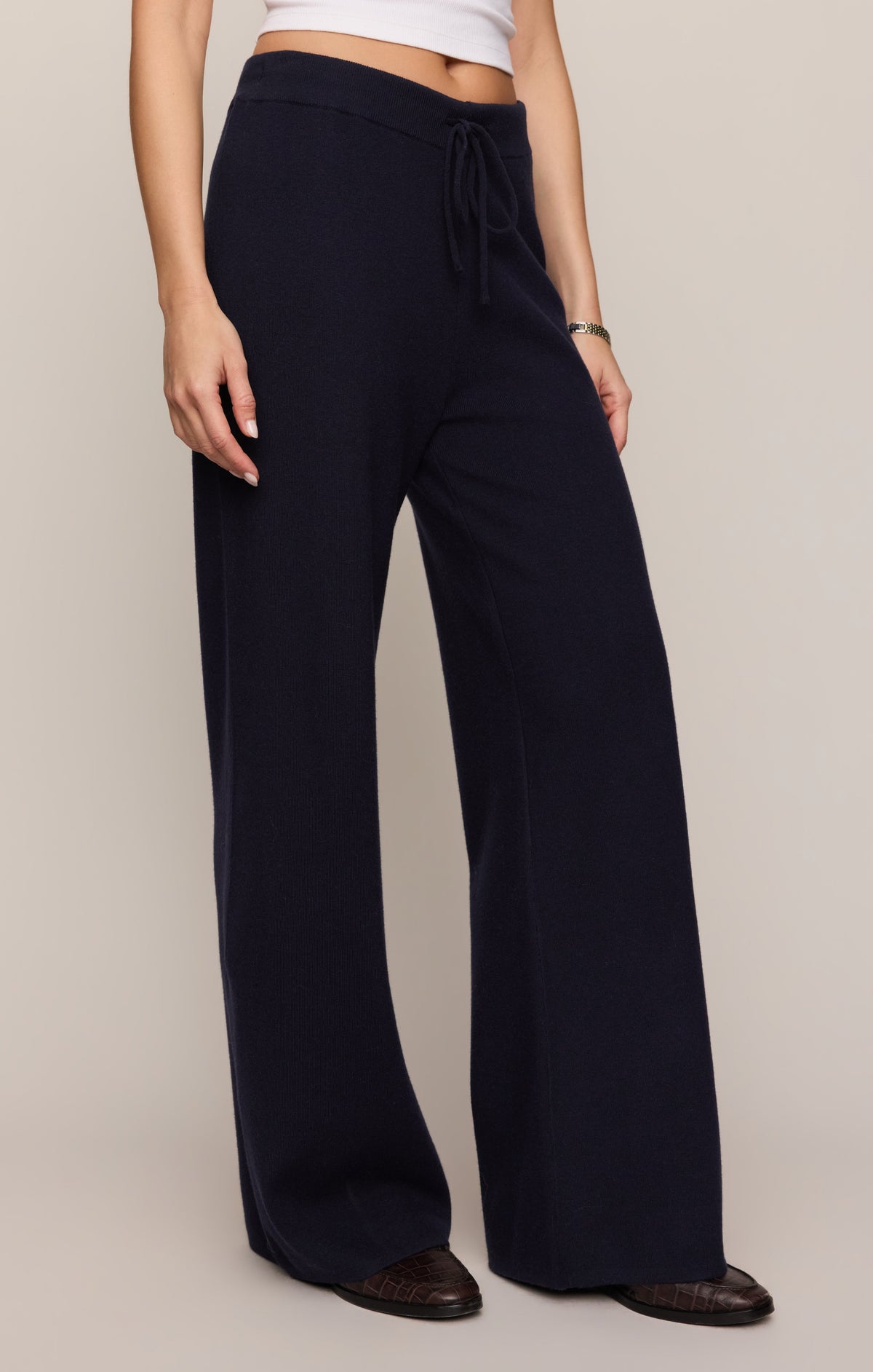 Take It Easy Wide Leg Sweater Pant