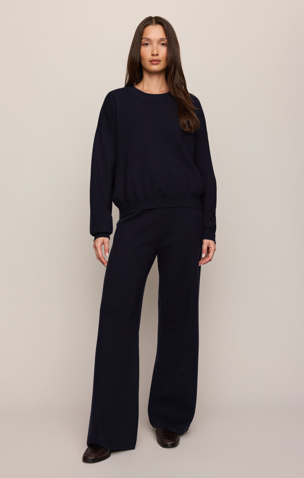 Take It Easy Wide Leg Sweater Pant