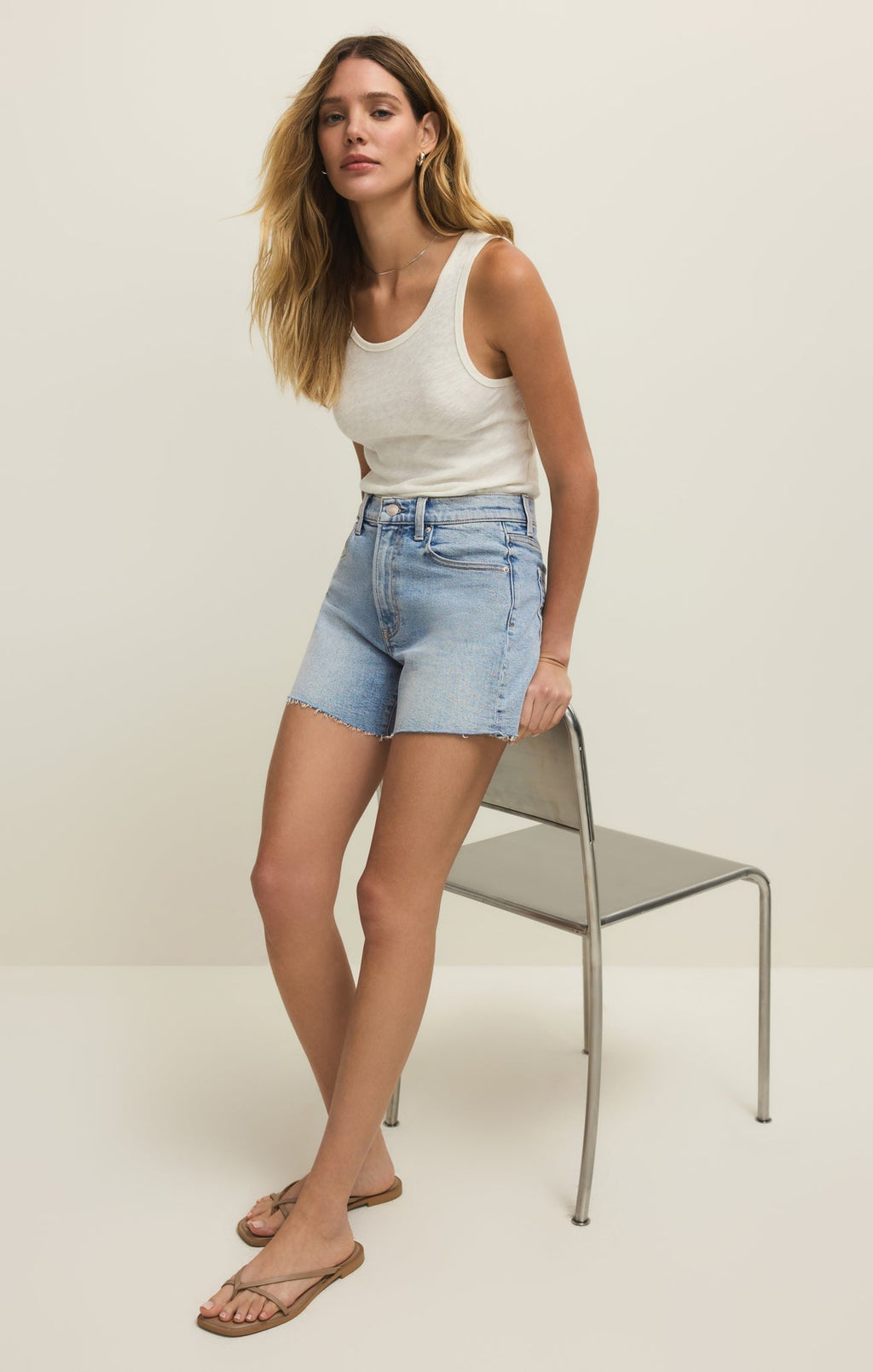 Jonah Mid-Rise Denim Short