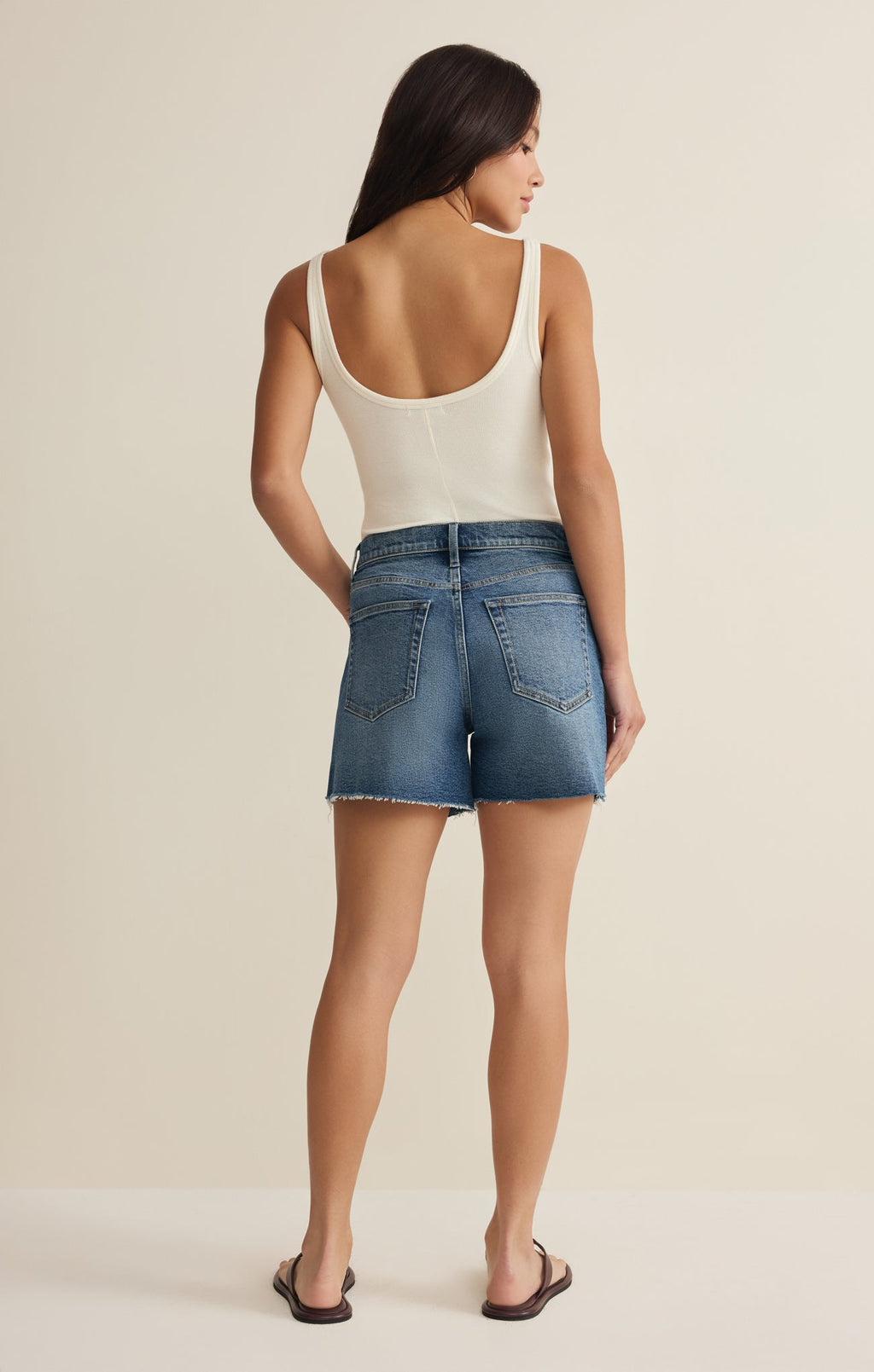 Jonah Mid-Rise Denim Short