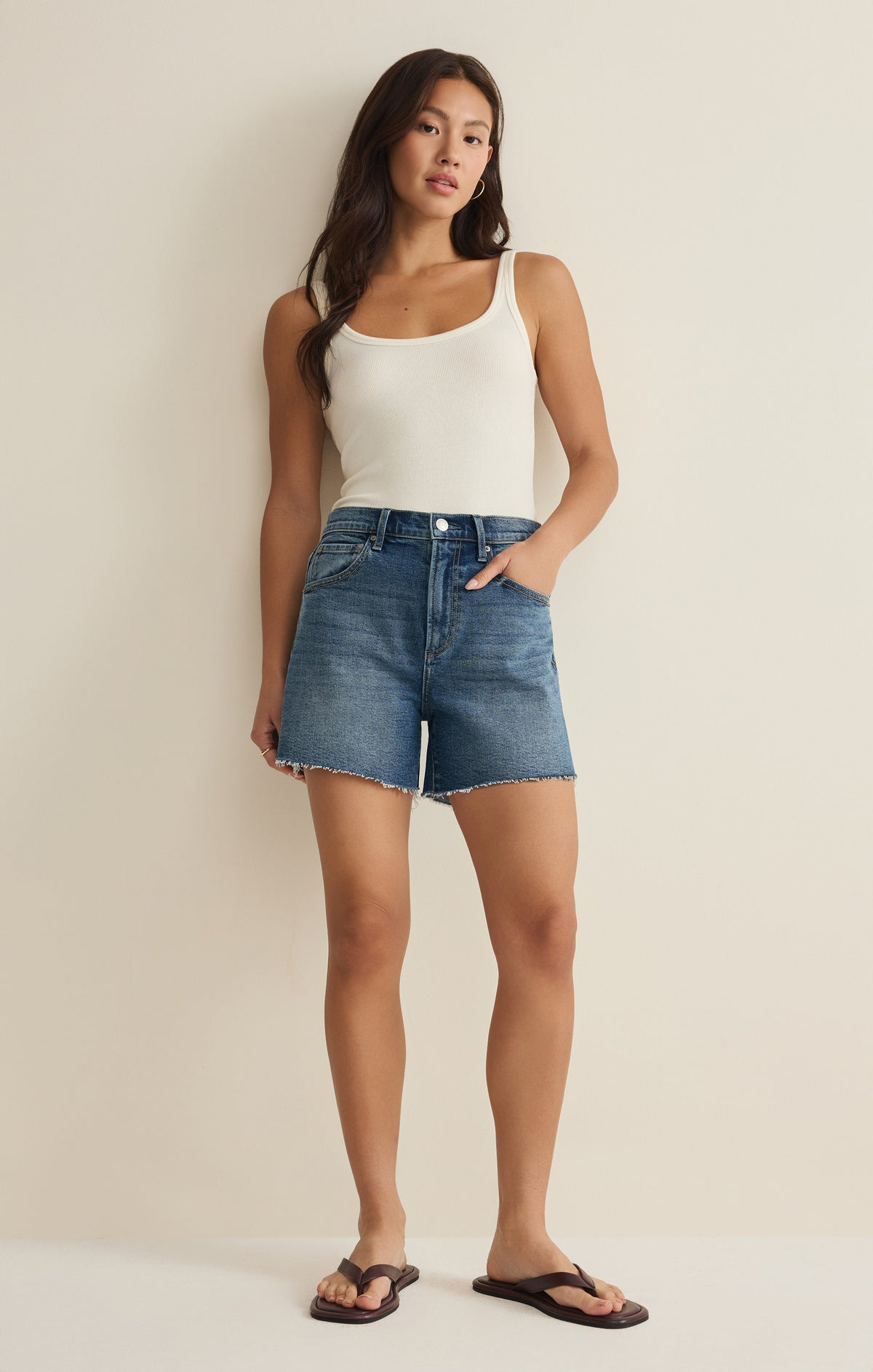Jonah Mid-Rise Denim Short