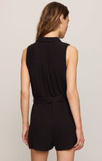 New Light Airy Gauze Romper