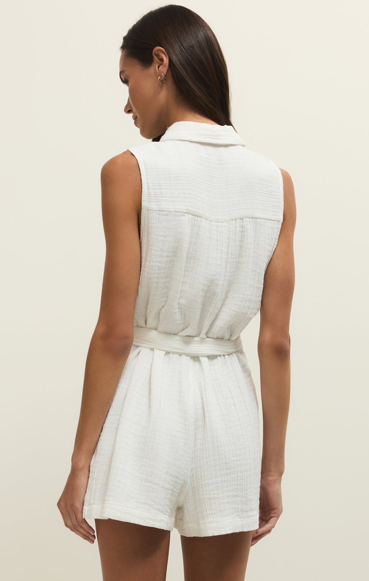 New Light Airy Gauze Romper