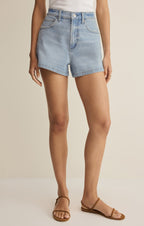 Camila High-Rise A-Line Denim Short