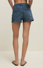 Camila High-Rise A-Line Denim Short