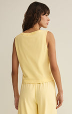 Sloane V-Neck Cotton Jersey Tank