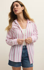 The Perfect Linen Striped Top
