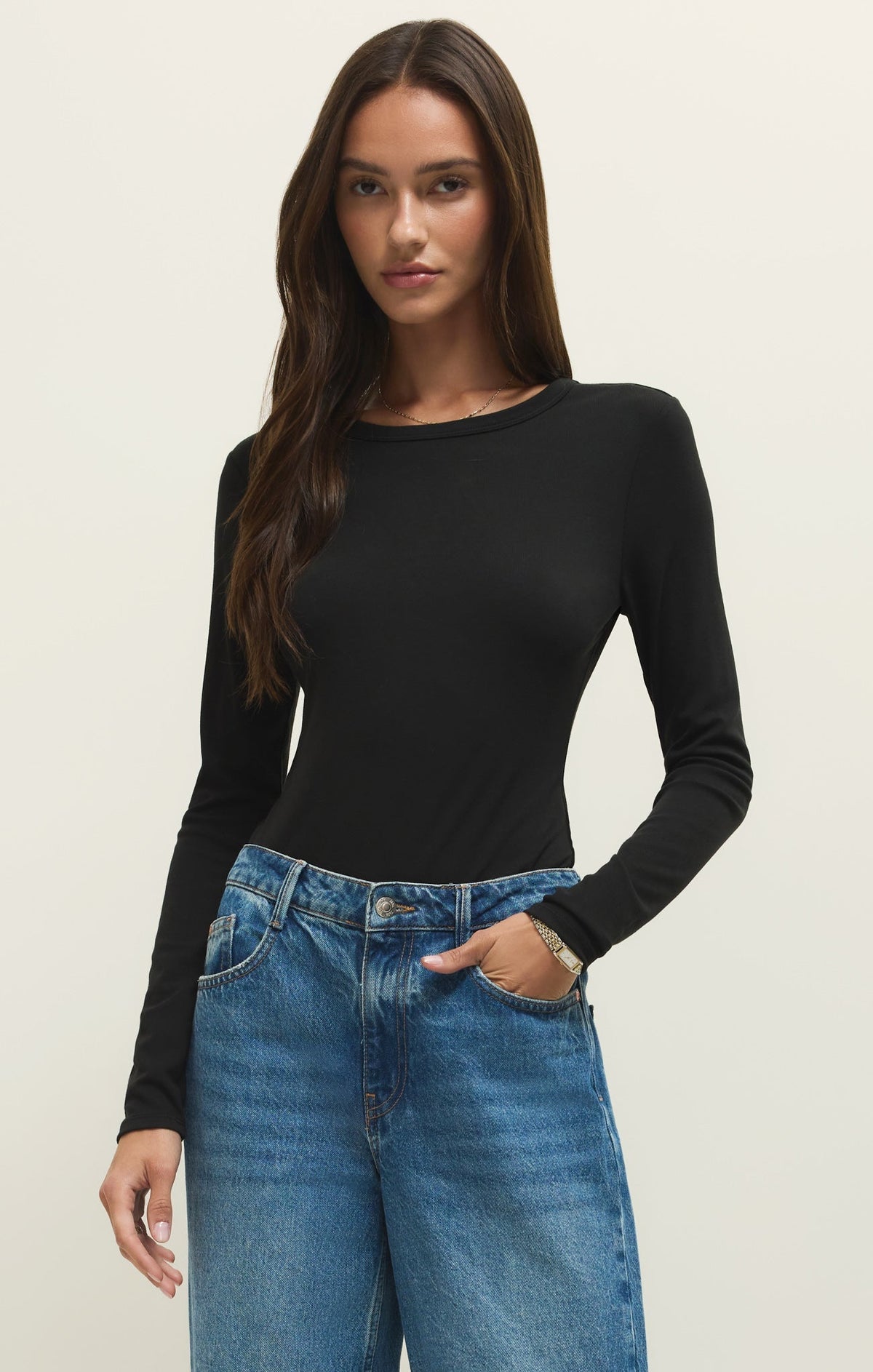 Second Skin Crew Long Sleeve Tee