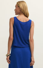 Joanna Textured Knit Cropped Tank