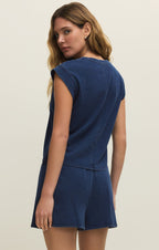 Camino Cotton Jersey Denim Tee