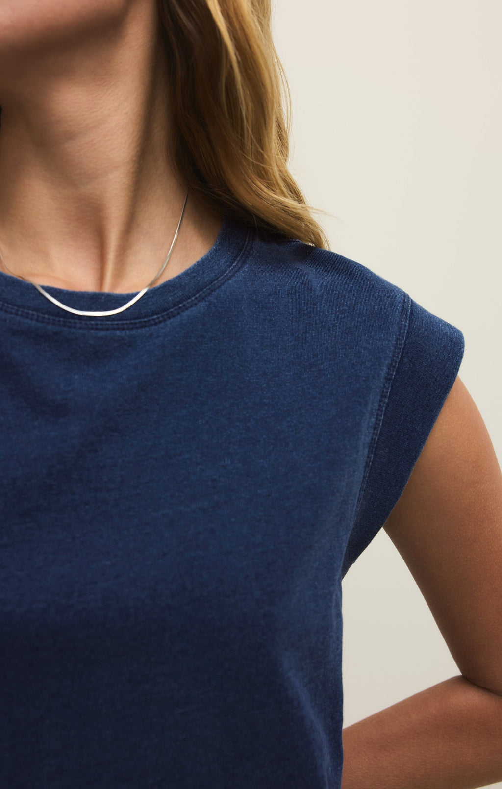 Camino Cotton Jersey Denim Tee