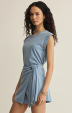 Camino Cotton Jersey Denim Tee