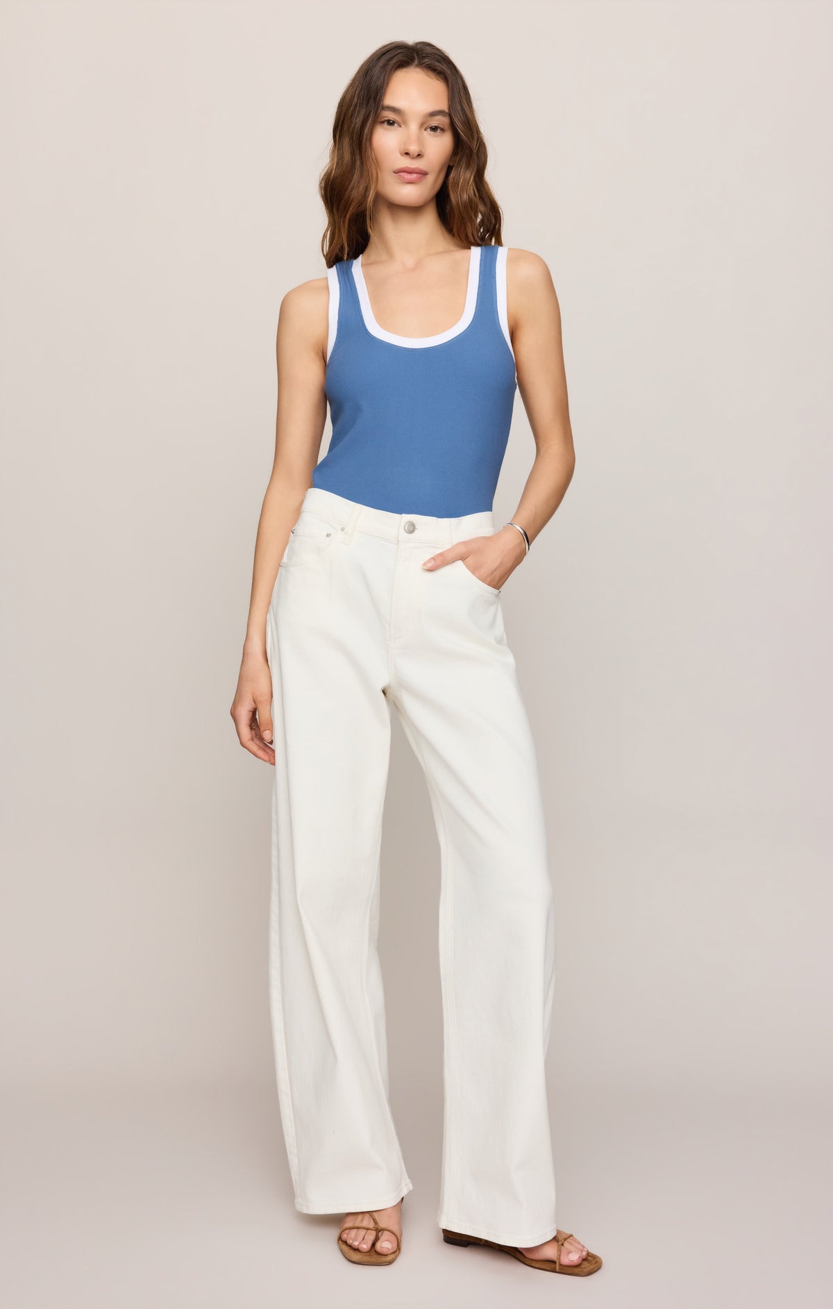 Sirena Contrast Rib Tank