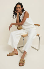 Sloane Linen Cropped Tank