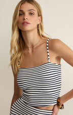 Caffari Stripe Tube Top Tank