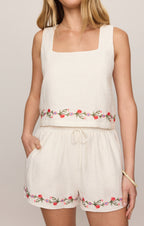 Charli Embroidered Tank