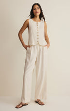 Roman Linen Vest
