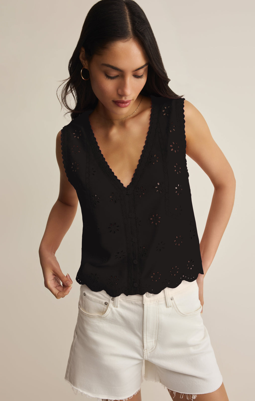 Darcy Eyelet Tank