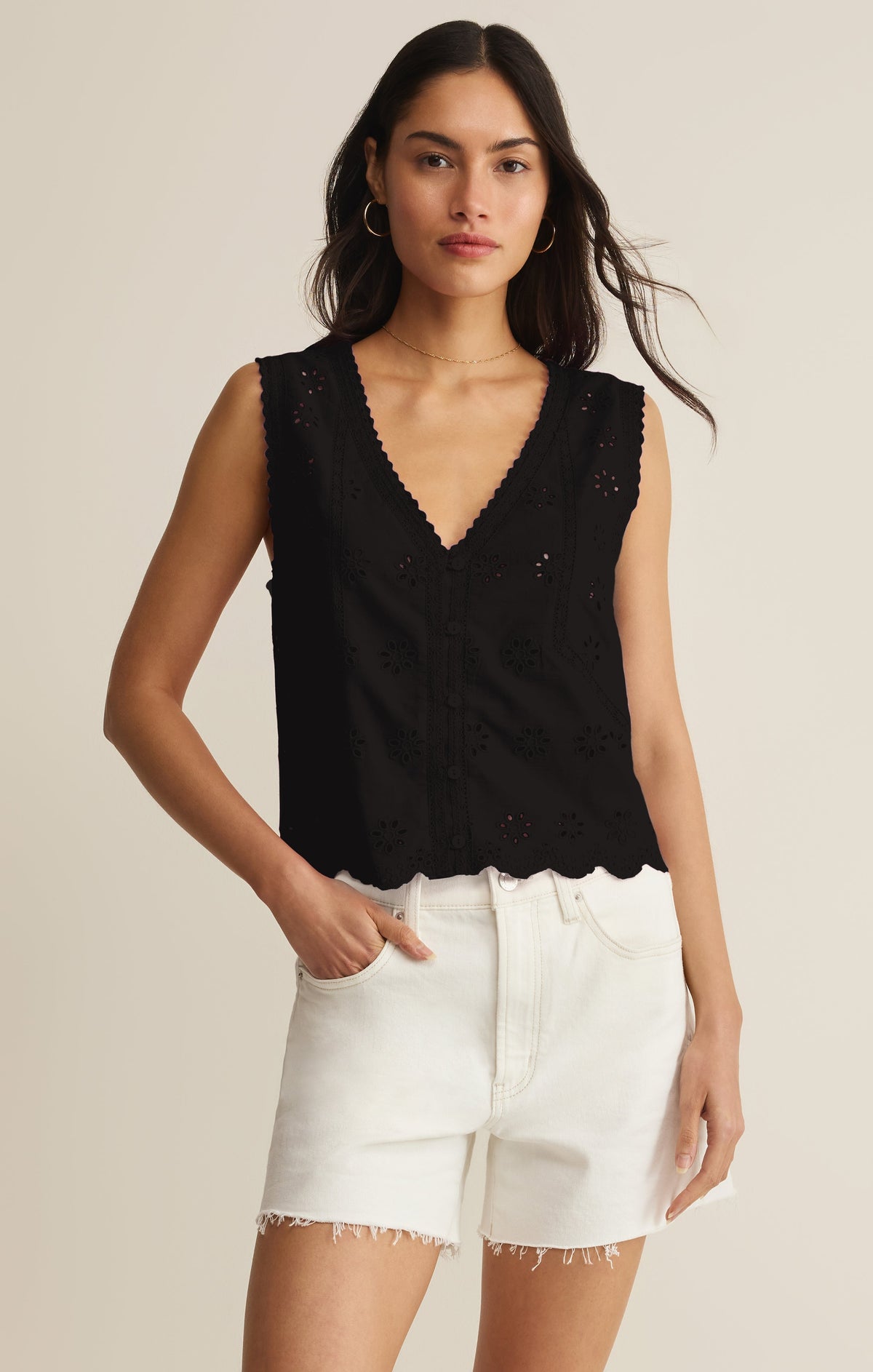 Darcy Eyelet Tank