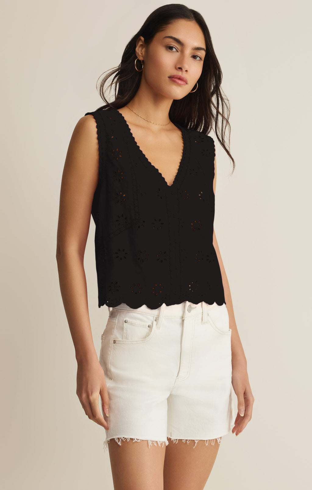 Darcy Eyelet Tank
