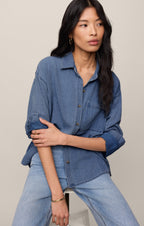 The Perfect Twill Button Up