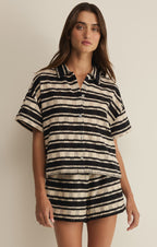 Monaco Stripe Button Up