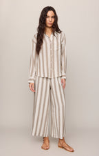 Perfect Striped Linen Button Up