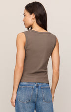 Ellie Rib V-Neck Tank